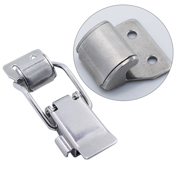 WRISTBIQUE 2Pcs Stainless Steel Adjustable Lever Clamp Toggle Latch for Aluminum Boxes