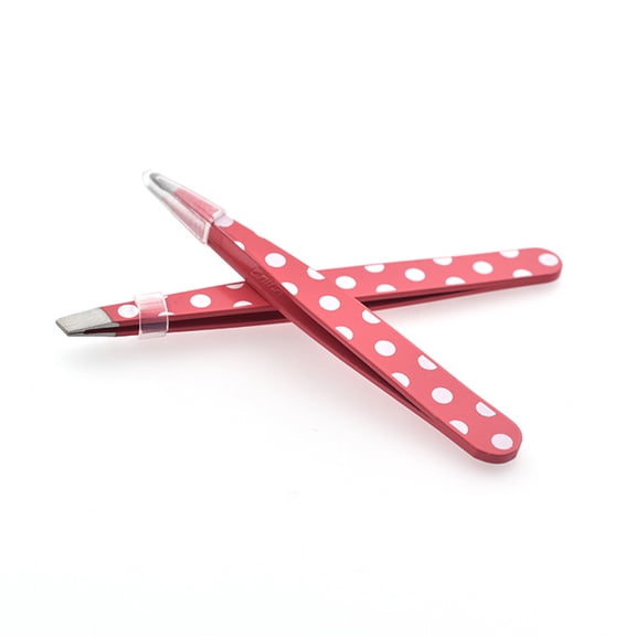 WRISTBIQUE 2Pcs Precision Eyebrow Tweezers for Facial Hair Removal with Balanced Use for Personal Grooming