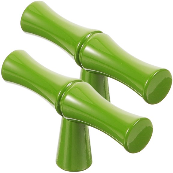 WRISTBIQUE Charming Green Zinc Alloy Furniture Knob, Simple Design for Cabinets, 2Pcs