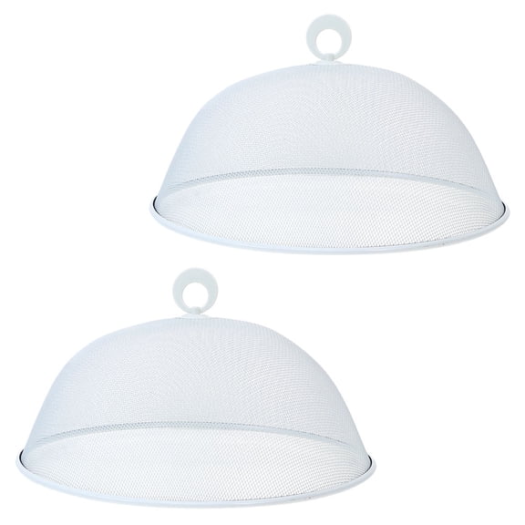 WRISTBIQUE Food Cover Tent White Iron 2Pcs 14In