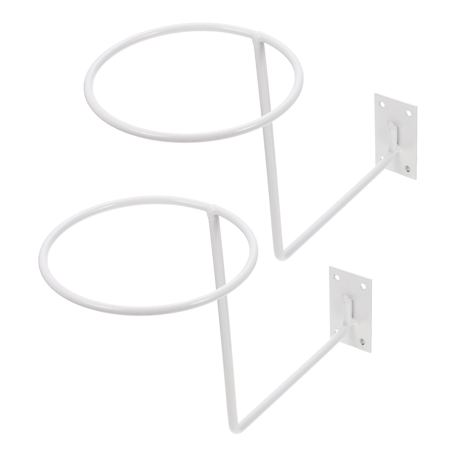 Helmet Storage Rack Sign WRISTBIQUE 2Set Wall-Mounted Hat Display Storage Rack Carbon Steel ...