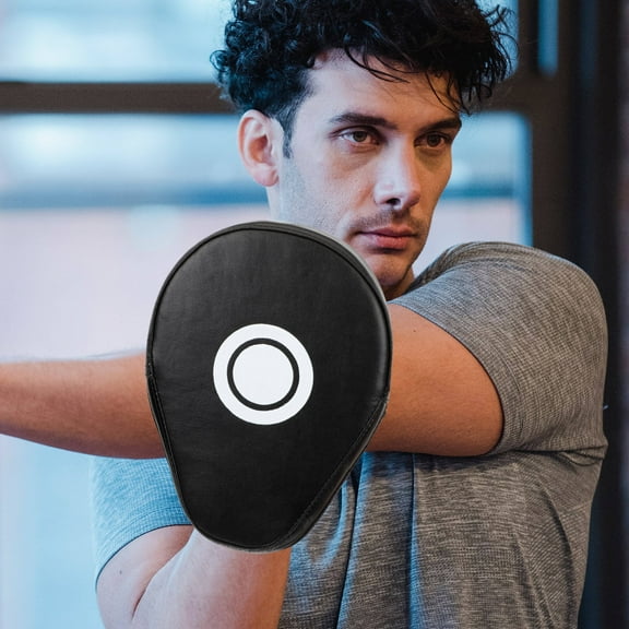 WRISTBIQUE 2Pcs Curved Boxing Pads for Martial Arts Training with Impact Dispersing Sheets