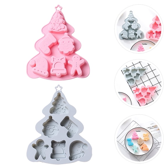 WRISTBIQUE 2-Piece Silicone Pastry and Cookie Mold Set for Cake Baking, Perfect for Homemade Desserts and Baking Creations