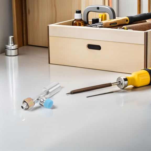 WRISTBIQUE 2Pcs Universal Aluminum Air Compressor Hose Adapter with Detachable Valve for Quick Connection