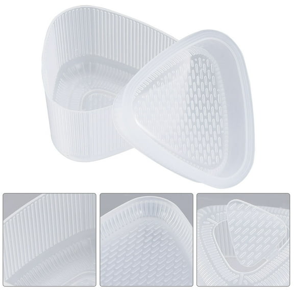 WRISTBIQUE 3 Set Sushi Cuisine Seaweed Rice Ball Molds PP Shaping Food Snack Making