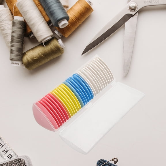 WRISTBIQUE 30-Piece Assorted Color Fabric Markers Set for Quilting, Triangular Plastic Tips Sewing Tools for Precise Fabric Marking