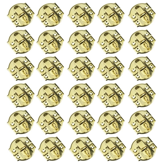 WRISTBIQUE 30Pcs Small Hasp Locks for Repair and Fix with Iron Material 1.2x1.1in