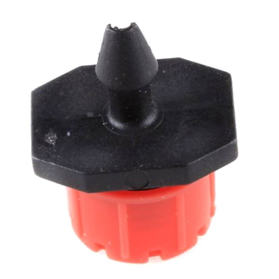 WRISTBIQUE 30pcs Adjustable Irrigation Dropper Drip System Sprinkler Heads Red for Potting