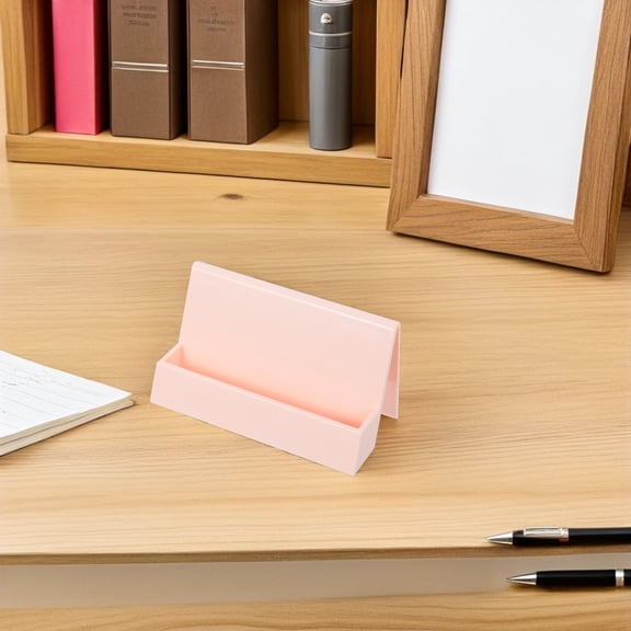 WRISTBIQUE 3Pcs Business Card Display Stand for Reception Area with Compact Design and Easy Maintenance