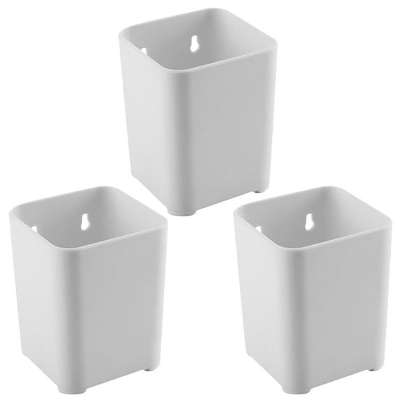 WRISTBIQUE Pen Pencil Holder Wall Mount Simple Design Minimalist 3Pcs 4.24X3.34X3.34in