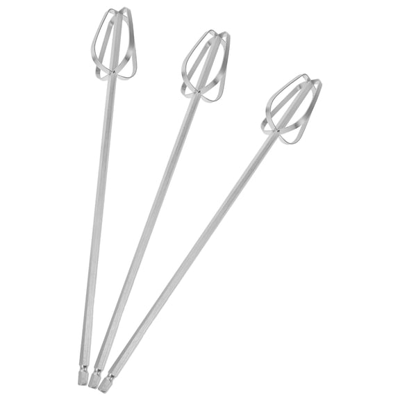 WRISTBIQUE 3Pcs Electric Egg Beater Stainless Steel Mixing Dough Beaters for Home Kitchen