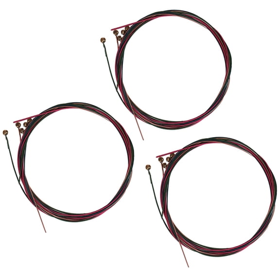 WRISTBIQUE 3Set Multi Steel Guitar String For Beginner Guitarists