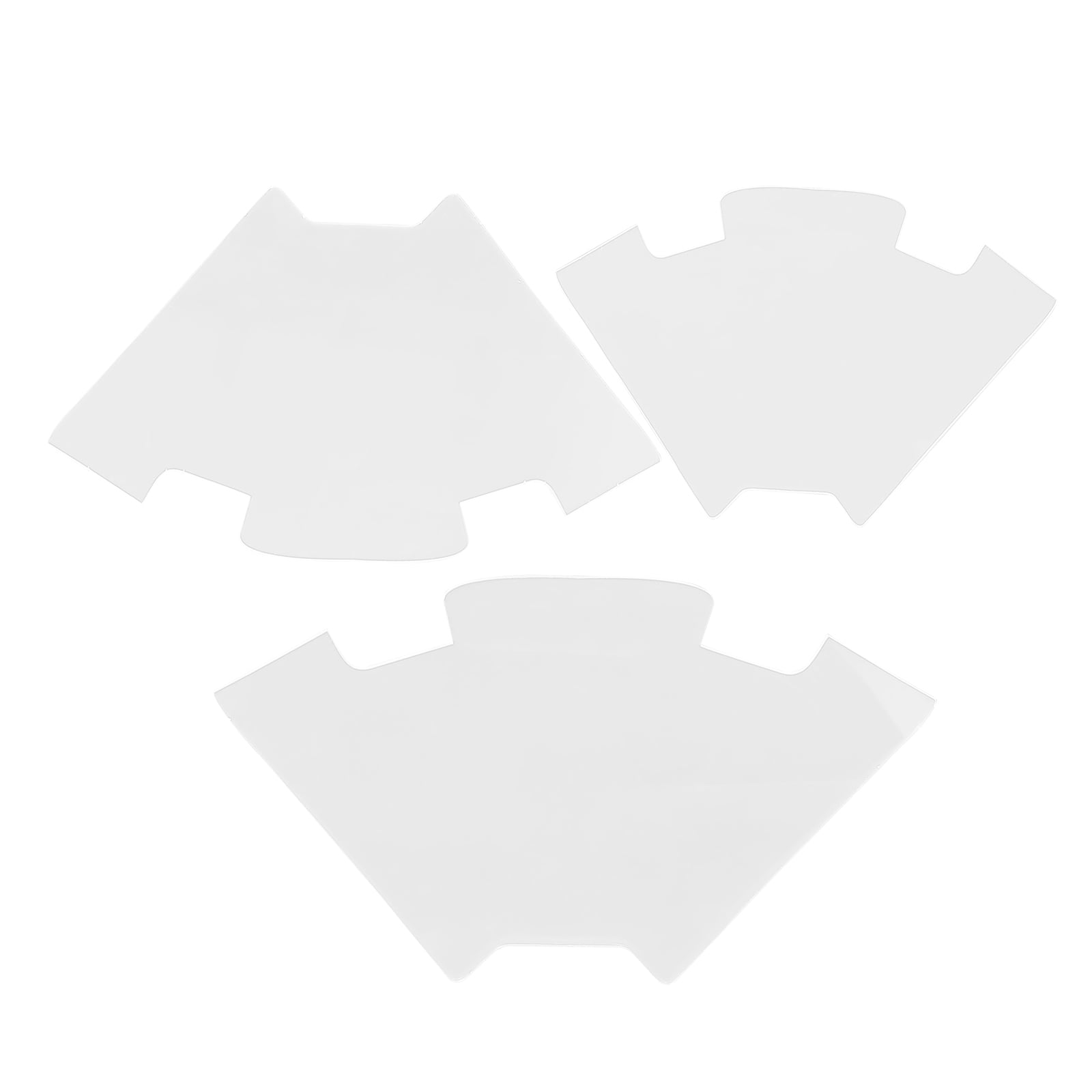 WRISTBIQUE 3-Piece Acrylic Sewing Ruler Set for Wallet, Bag Making ...
