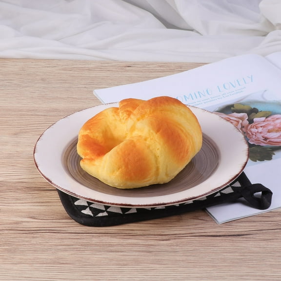 WRISTBIQUE 3pcs Square Hot Pads for Table Linen White Protect Kitchen Surfaces for Home Users