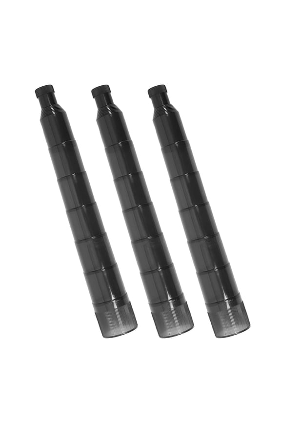 Adjustable Waterproof Umbrella Holder Black Plastic for Cars 3Pcs