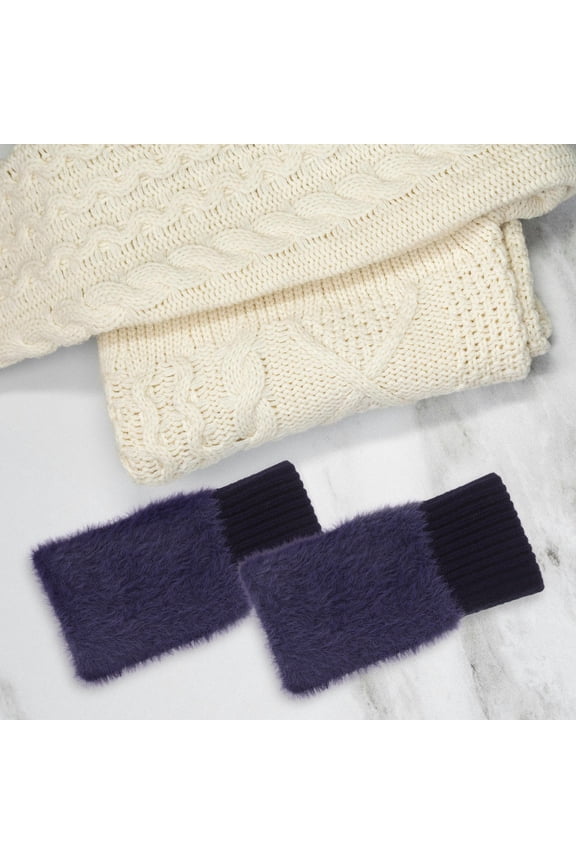 4 Pairs Women's Knitted Fingerless Arm Warmers for Cold Weather Driving , Assorted Colors