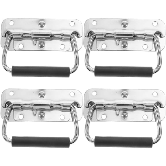 WRISTBIQUE Heavy Duty Spring Loaded Handle for Door and Packing Case 4Pcs