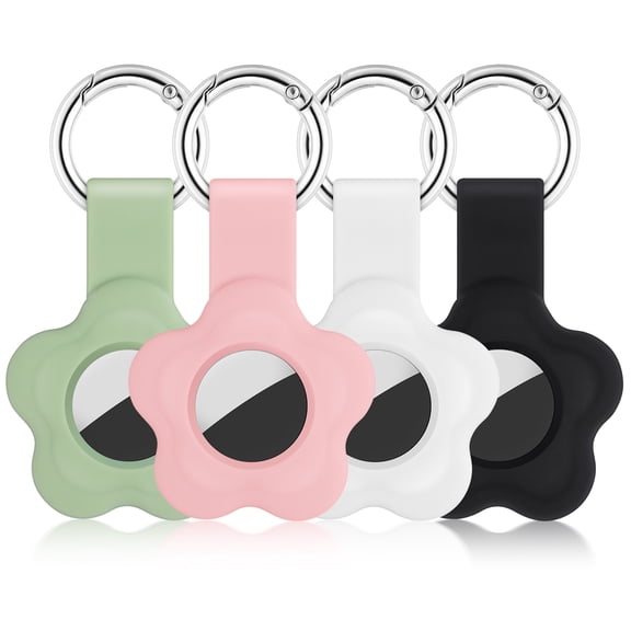 WRISTBIQUE Silicone Tracker Protective Case, Assorted Color, Shockproof, Anti-Scratch, for Storage Use, 4Pcs