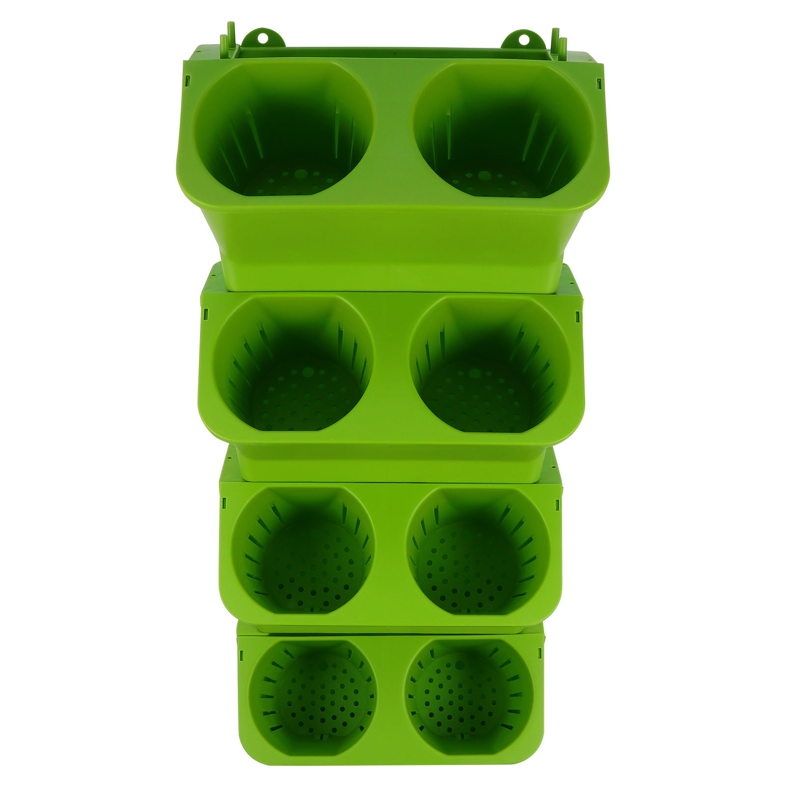 WRISTBIQUE 4Pcs Creative Wall Planter Pots with Self Watering for Vertical Gardening 9.4X5.9X5.1in