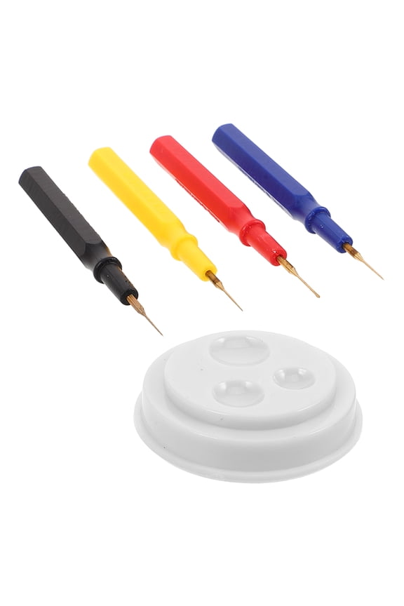 1Set Watch Oil Pen and Oil Dish Tool Set for Efficient Watch and Clock Maintenance