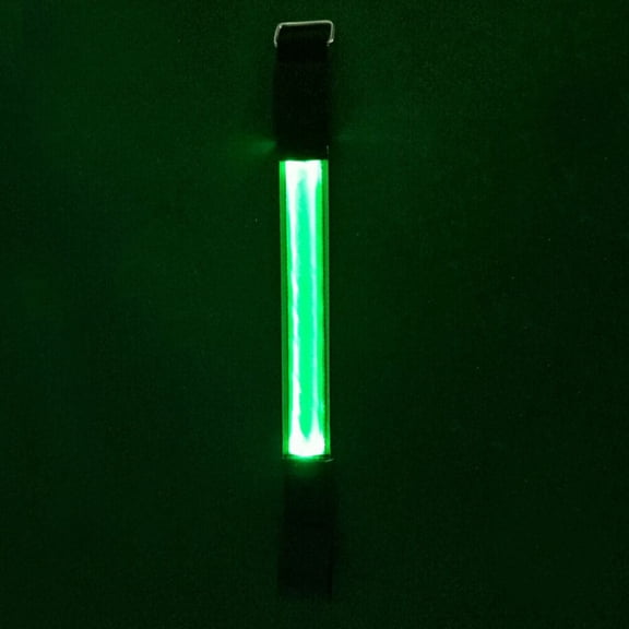 WRISTBIQUE 4Pcs Reflective Gear for Runners Fluorescent Reflector Armband in 12.6x0.98in Size