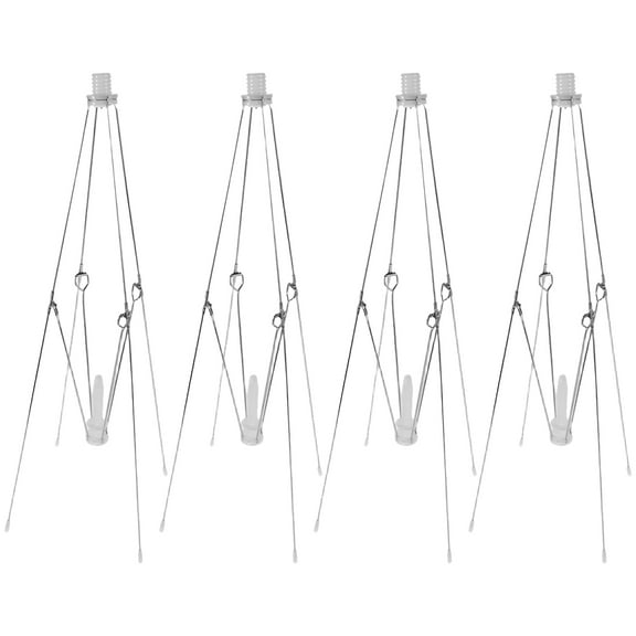 WRISTBIQUE 4Pcs Adjustable Steel Food Cover Frames Universal Kitchen Canopy Structure White