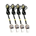 thumbnail image 1 of WRISTBIQUE 4Pcs Soccer Football Referee Whistle with Lanyard for and Athletes 1.85X0.79X0.71in, 1 of 8