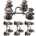 thumbnail image 1 of WRISTBIQUE Jeans Button Tighteners Waist Adjustment 4 Sets Metal Black, 1 of 8