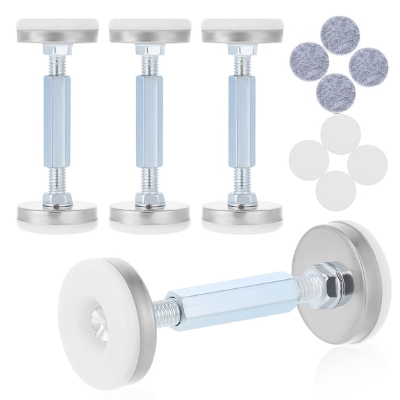 WRISTBIQUE 4-Pack Bed Frame Stabilizer Gap Filler Prevents Movement, Supports Furniture, Compatible with Headboards and Walls