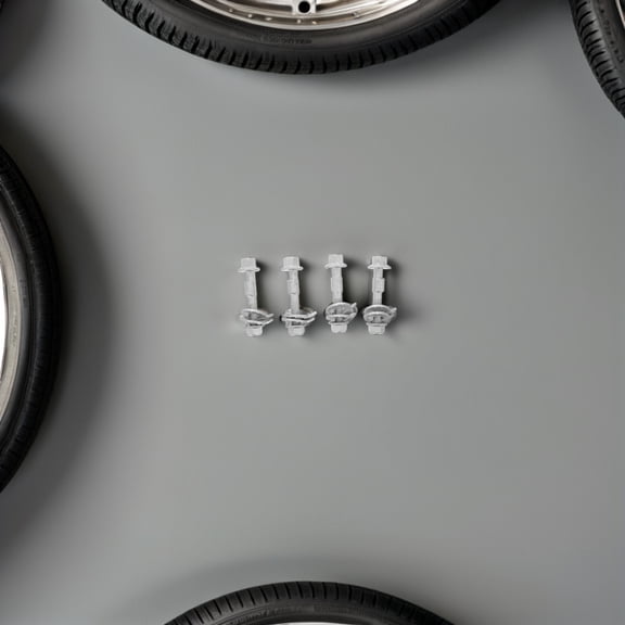 WRISTBIQUE 4Pcs Automotive Eccentric Cam Bolts for Precise Wheel Adjustment