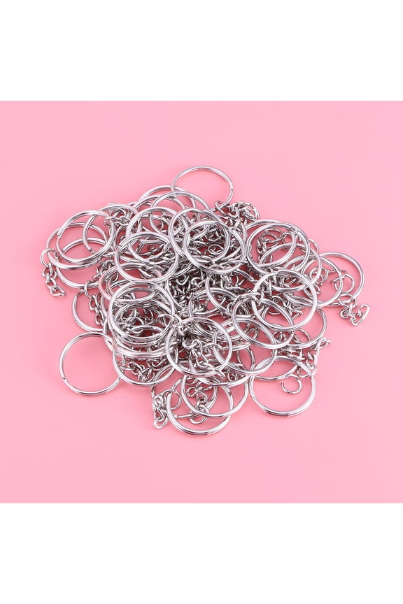 50 Pcs Key Holders in Iron Material for Secure Keys and Prevent Loss