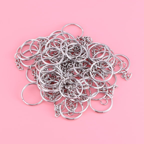 WRISTBIQUE 50 Pcs Key Holders in Iron Material for Secure Keys and Prevent Loss