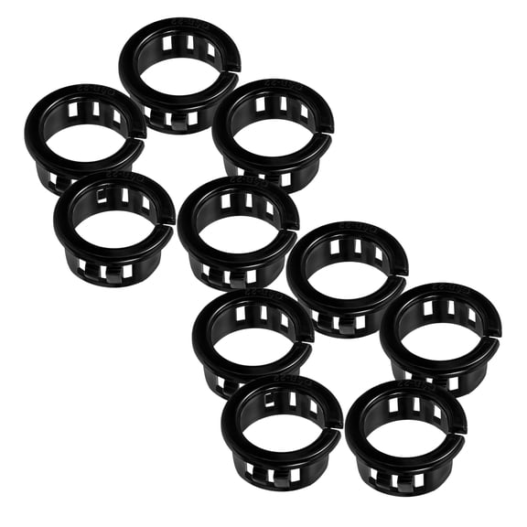 WRISTBIQUE 50 Pcs Desk Grommet Cable Snap Bushing Grommets Plastic Nylon Wire Protection Various Settings
