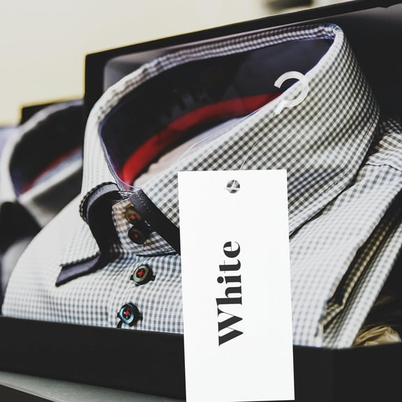 WRISTBIQUE 5000Pcs Versatile White Tag Label Accessories for Efficient Clothing Tag Attachment