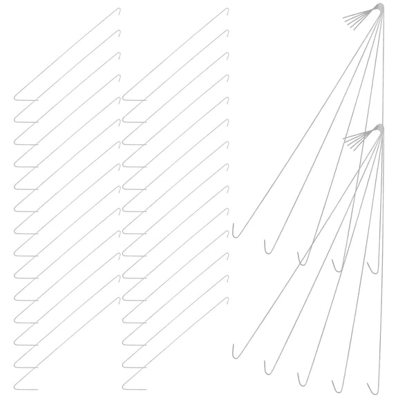 WRISTBIQUE 50Pcs Fruit Tree Limb Spreader Galvanized Steel Tool for Orchard Branch Alignment and Support