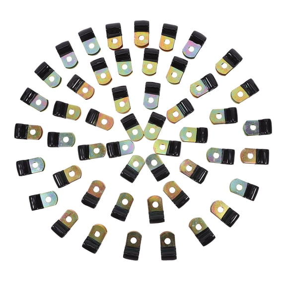 WRISTBIQUE 50Pcs Cord Management Cable Clip Wire Clamps for Wire Cables Wires Hoses Automotive Marine Industrial