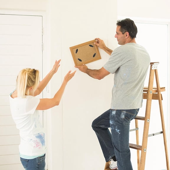 WRISTBIQUE 50Pcs Photo Frame Back Buckle Black Frame Fixing Accessory for Picture and Photo Frames