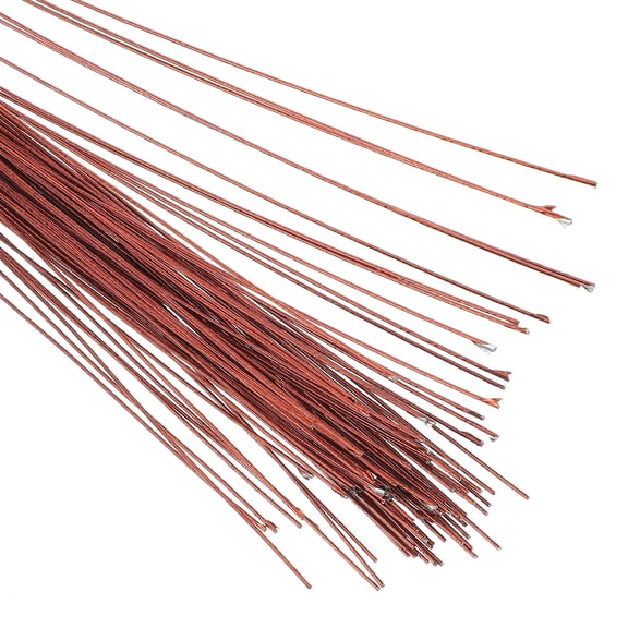 WRISTBIQUE 50-Pack Metal Florist Wire for Flower Arrangements, Coffee Iron Binding and Craft Supplies