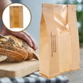 thumbnail image 1 of WRISTBIQUE 50pcs Khaki Bakery Paper Bags with Iron Buckle for Tea Use Perfect for Cookies and Snacks, 1 of 8