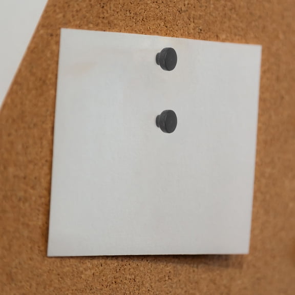 WRISTBIQUE 50Pcs Black Wooden Pushpins for Cork Board Decorative Round Pin Tacks for Wall