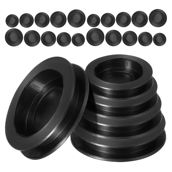 WRISTBIQUE 50pcs Rubber Bottom Covers for Savings Banks, Replacement Caps for Home and Office Use