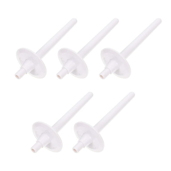WRISTBIQUE 5Pcs Sewing Replacement Thread Spool Pins for Sewing Machine Plastic Cylinder Wear Resistance