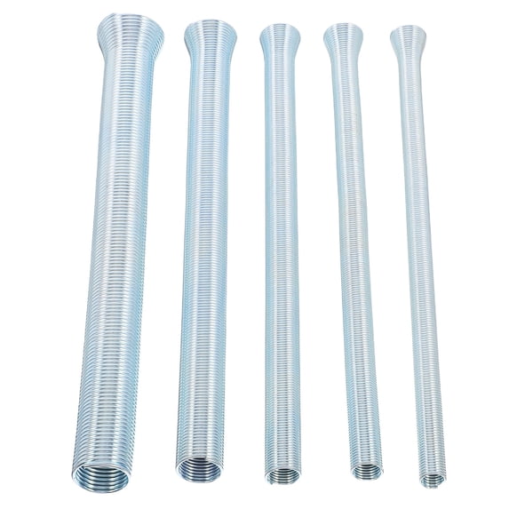 WRISTBIQUE 5Pcs Handheld Tube Bender Set for Shaping Aluminum Pipes in Silver Carbon Steel