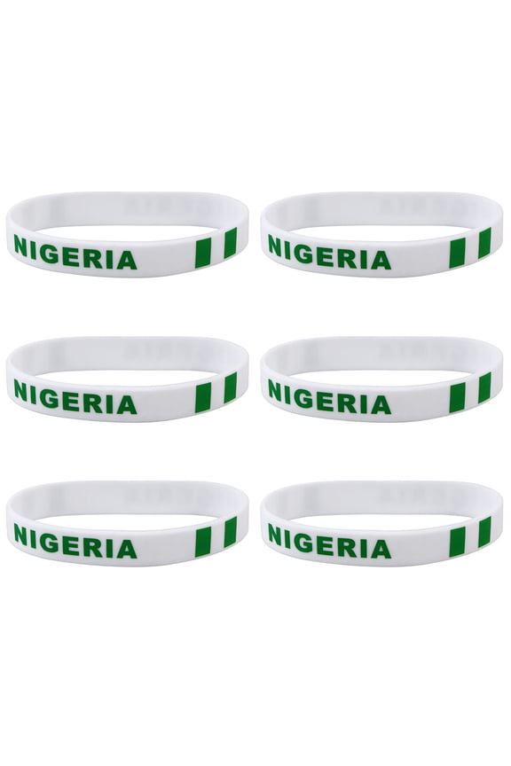 Set of 6 Athletic Bracelets for International Match Memorabilia and Sports Fans