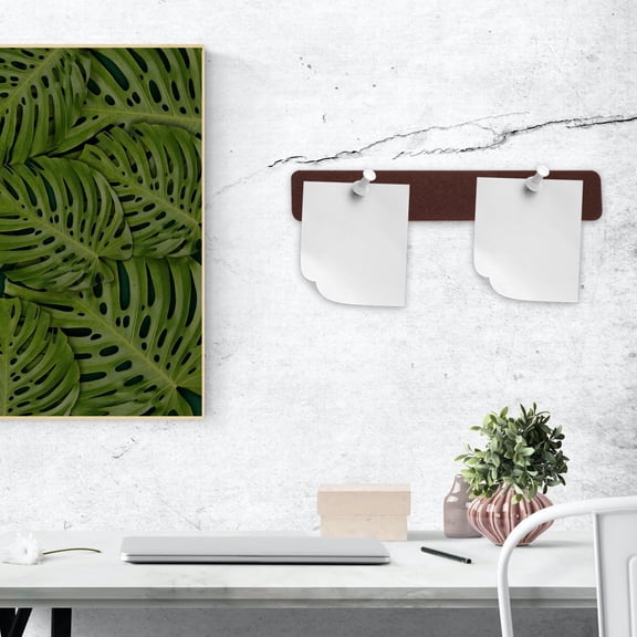 WRISTBIQUE 6pcs Bulletin Board EVA Felt Wall Accessories Assorted Color Simple Design