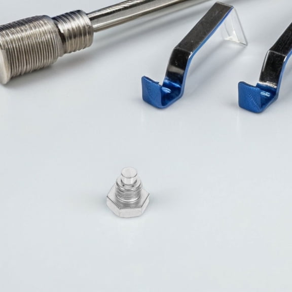 WRISTBIQUE 6Pcs Floor Jack Repair Parts Silver Horizontal Jack Retaining Screws Durable Iron Material