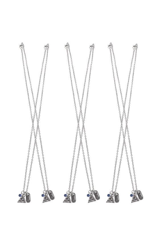 6Pcs Friendship Matching Necklace Jewelry for Friends Christmas