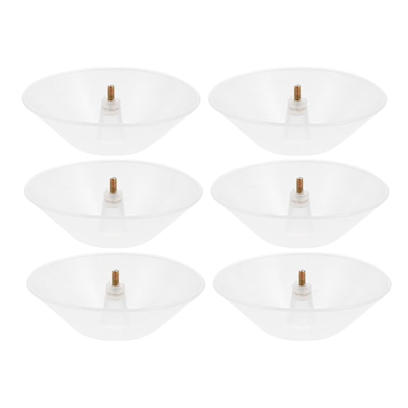 WRISTBIQUE 6-Pack Oil Collecting Range Cups - Minimalist White Waste Oil Collector Boxes for Kitchen Use