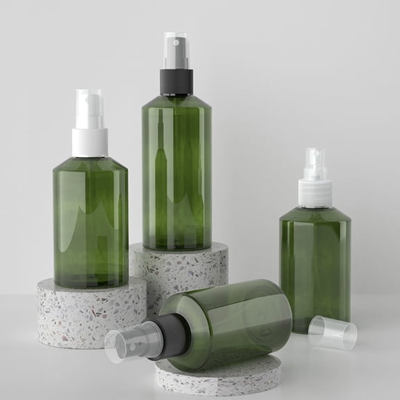 WRISTBIQUE 6Pcs Portable Spray Bottle Dark Green Mini Travel Design 5.3x15.3in For Outdoor