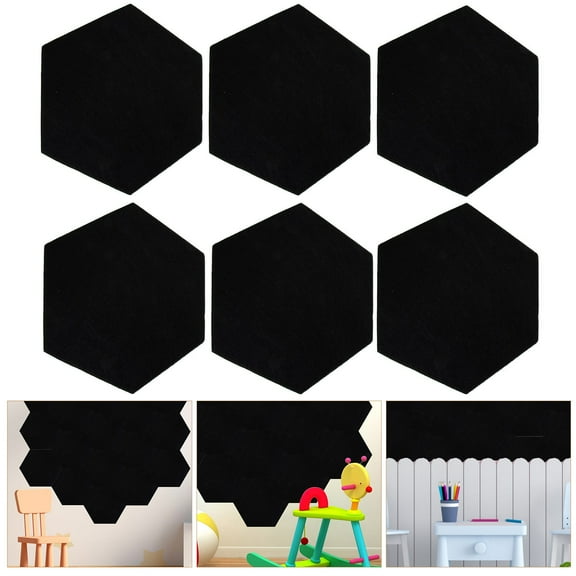 WRISTBIQUE 6Pcs Sound Absorbing Panels for Wall Ceiling Door 11.8x10.2x0.4in